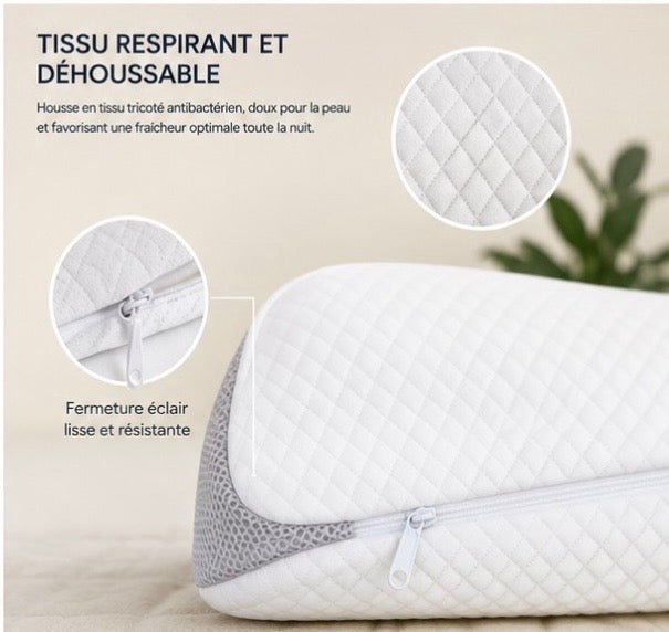 Oreiller Cervical Ergonomique – Le Choix Idéal pour un Sommeil Plus Confortable