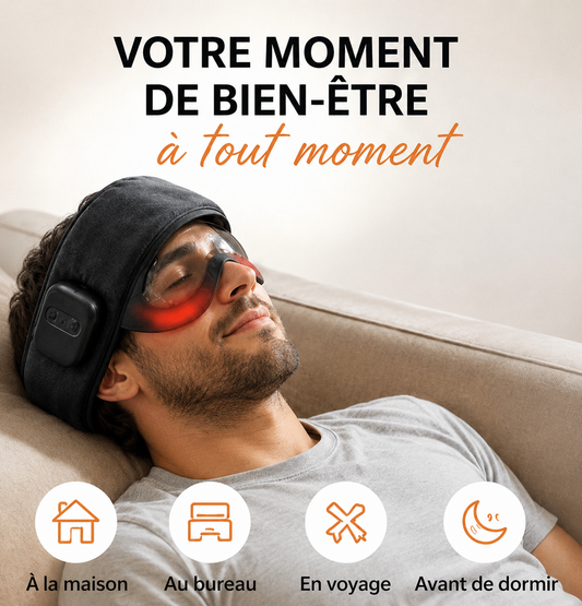 Masque de Massage pour les Yeux – Chaleur Apaisante & Relaxation